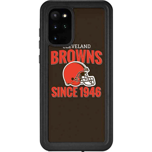 NFL Cleveland Browns Helmet Galaxy S20 Plus Waterproof Case