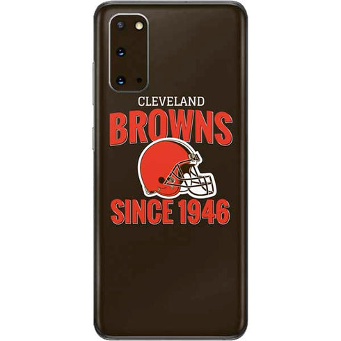 NFL Cleveland Browns Helmet Galaxy S20 Skin