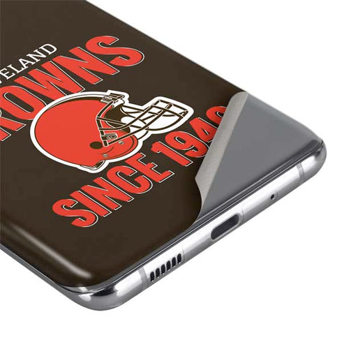 NFL Cleveland Browns Helmet Galaxy S20 Ultra 5G Skin