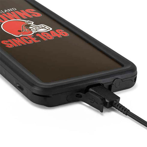 NFL Cleveland Browns Helmet Galaxy S20 Waterproof Case