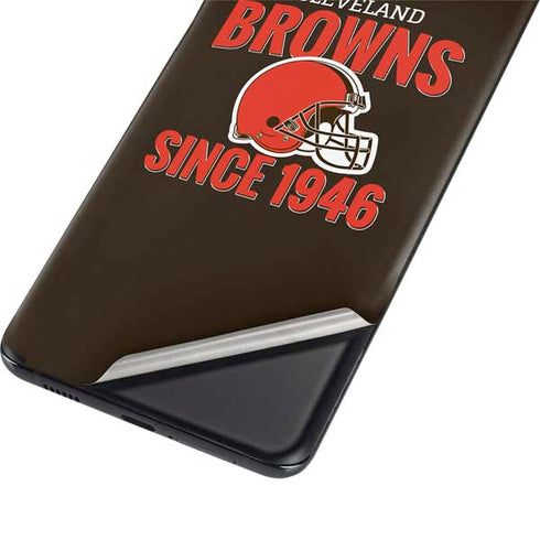 NFL Cleveland Browns Helmet Galaxy S21 5G Skin
