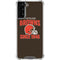 NFL Cleveland Browns Helmet Galaxy S21 FE Clear Case