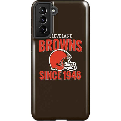 NFL Cleveland Browns Helmet Galaxy S21 Plus 5G Pro Case