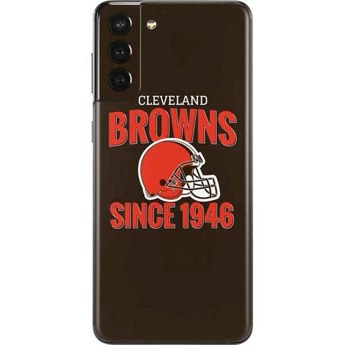 NFL Cleveland Browns Helmet Galaxy S21 Plus 5G Skin