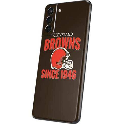 NFL Cleveland Browns Helmet Galaxy S21 Plus 5G Skin