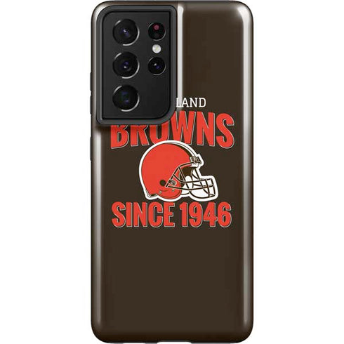 NFL Cleveland Browns Helmet Galaxy S21 Ultra 5G Pro Case