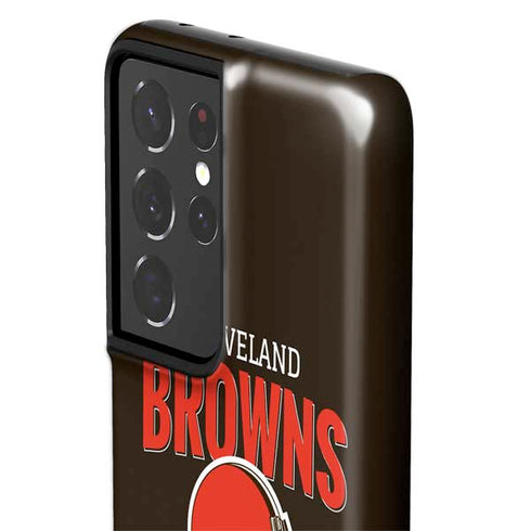 NFL Cleveland Browns Helmet Galaxy S21 Ultra 5G Pro Case