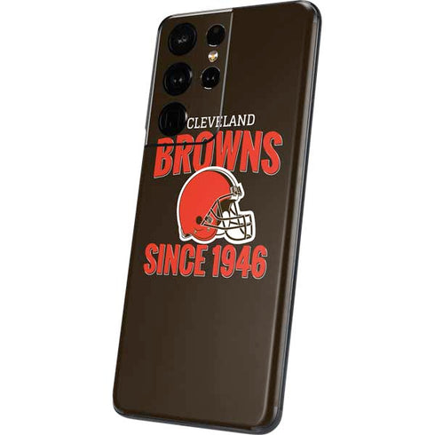 NFL Cleveland Browns Helmet Galaxy S21 Ultra 5G Skin