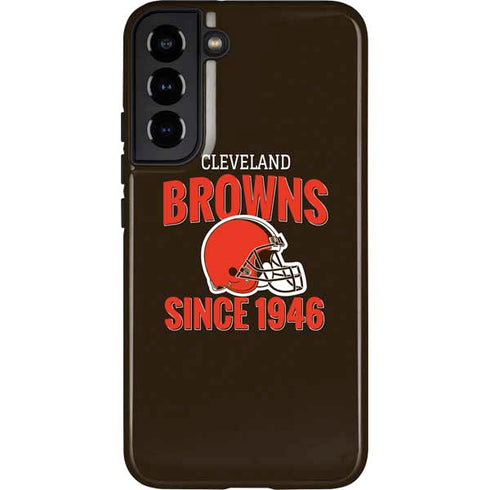 NFL Cleveland Browns Helmet Galaxy S22 Plus Pro Case