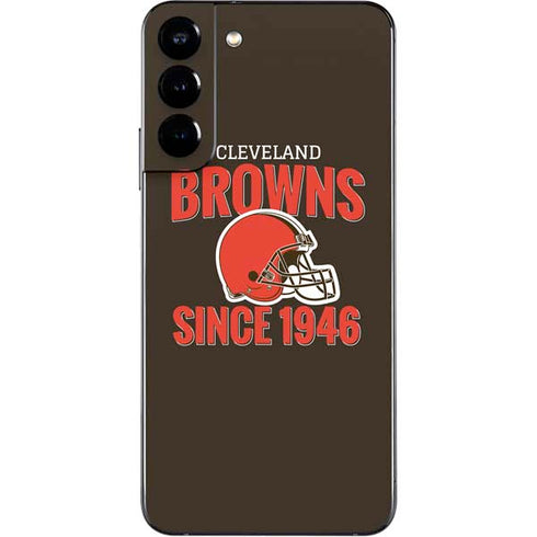 NFL Cleveland Browns Helmet Galaxy S22 Plus Skin