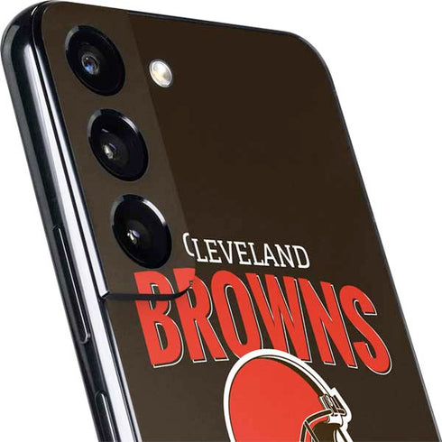 NFL Cleveland Browns Helmet Galaxy S22 Skin