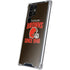 NFL Cleveland Browns Helmet Galaxy S22 Ultra Clear Case