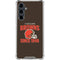 NFL Cleveland Browns Helmet Galaxy S23 FE Clear Case