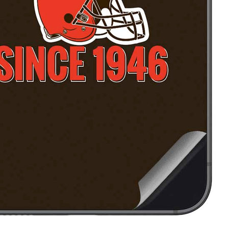 NFL Cleveland Browns Helmet Galaxy S23 FE Skin