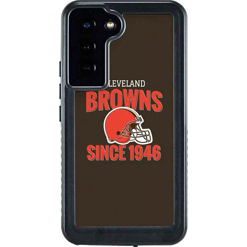 NFL Cleveland Browns Helmet Galaxy S23 Plus Waterproof Case