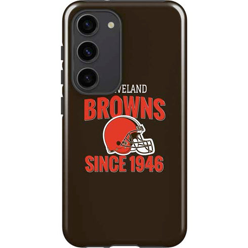 NFL Cleveland Browns Helmet Galaxy S23 Pro Case