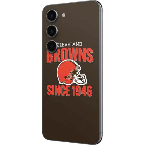 NFL Cleveland Browns Helmet Galaxy S23 Skin