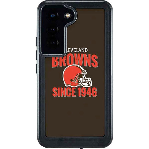 NFL Cleveland Browns Helmet Galaxy S23 Waterproof Case