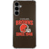 NFL Cleveland Browns Helmet Galaxy S24 Plus Clear Case