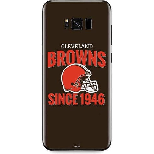 NFL Cleveland Browns Helmet Galaxy S8 Skin