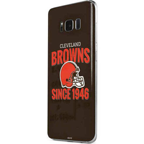 NFL Cleveland Browns Helmet Galaxy S8 Skin