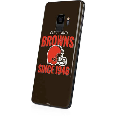 NFL Cleveland Browns Helmet Galaxy S9 Skin