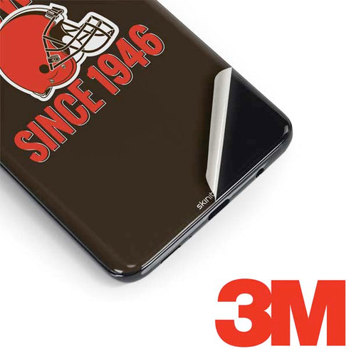 NFL Cleveland Browns Helmet Galaxy S9 Skin