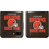 NFL Cleveland Browns Helmet Galaxy Z Flip Skin
