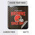 NFL Cleveland Browns Helmet Galaxy Z Flip Skin