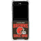 NFL Cleveland Browns Helmet Galaxy Z Flip5 5G Clear Case