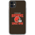 NFL Cleveland Browns Helmet iPhone 11 Clear Case