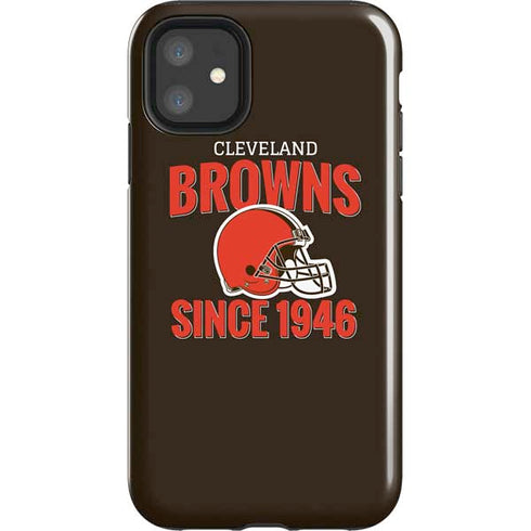NFL Cleveland Browns Helmet iPhone 11 Impact Case