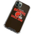 NFL Cleveland Browns Helmet iPhone 11 Pro Max Clear Case