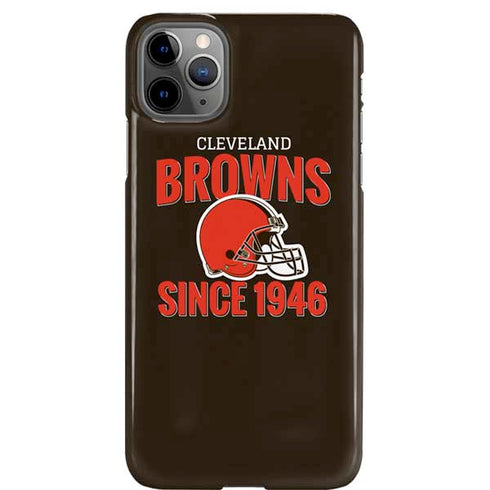 NFL Cleveland Browns Helmet iPhone 11 Pro Max Lite Case