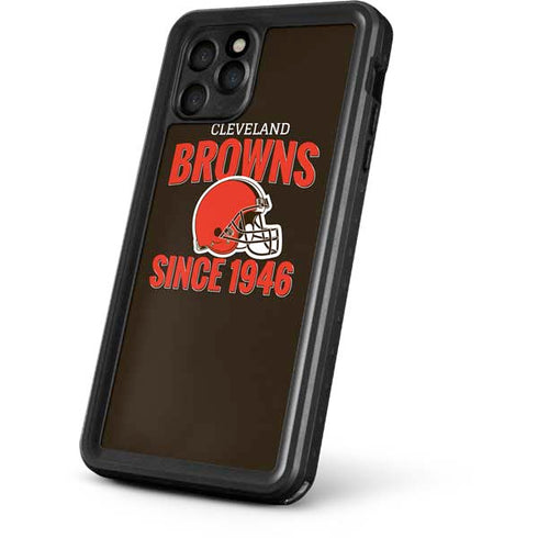 NFL Cleveland Browns Helmet iPhone 11 Pro Max Waterproof Case