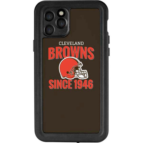 NFL Cleveland Browns Helmet iPhone 11 Pro Waterproof Case