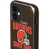 NFL Cleveland Browns Helmet iPhone 12 Mini Impact Case