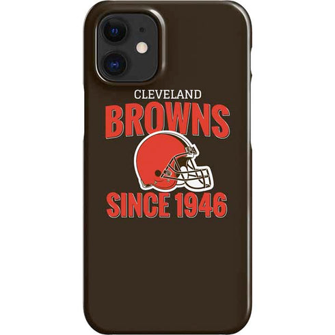 NFL Cleveland Browns Helmet iPhone 12 Mini Lite Case