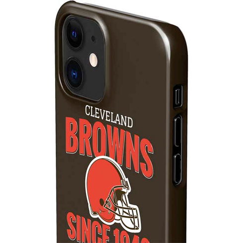 NFL Cleveland Browns Helmet iPhone 12 Mini Lite Case