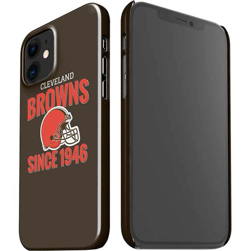 NFL Cleveland Browns Helmet iPhone 12 Mini Lite Case