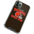 NFL Cleveland Browns Helmet iPhone 12 Pro Clear Case