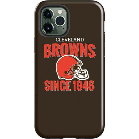 NFL Cleveland Browns Helmet iPhone 12 Pro Impact Case