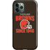 NFL Cleveland Browns Helmet iPhone 12 Pro Impact Case