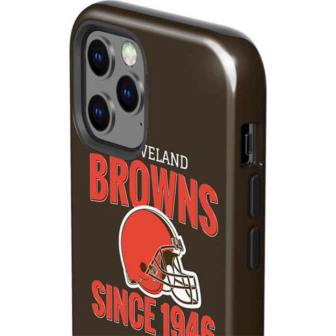 NFL Cleveland Browns Helmet iPhone 12 Pro Impact Case