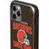 NFL Cleveland Browns Helmet iPhone 12 Pro Impact Case