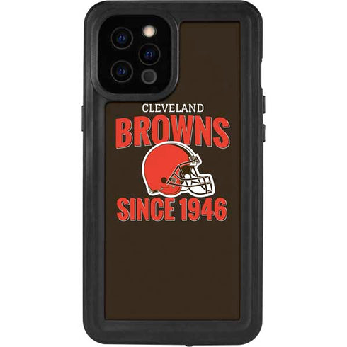 NFL Cleveland Browns Helmet iPhone 12 Pro Max Waterproof Case