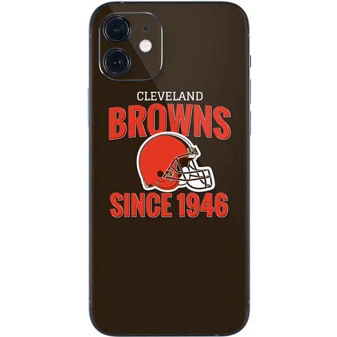 NFL Cleveland Browns Helmet iPhone 12 Skin
