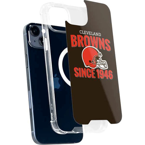NFL Cleveland Browns Helmet iPhone 13 MagSafe Case