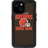 NFL Cleveland Browns Helmet iPhone 13 Mini Waterproof Case
