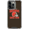 NFL Cleveland Browns Helmet iPhone 13 Pro Clear Case